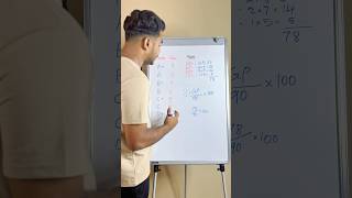 How to calculate percentage of mark|10th percentage #sslc #shortsfeed #shorts
