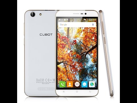 Cubot Smartphone Note S Unboxing and demo