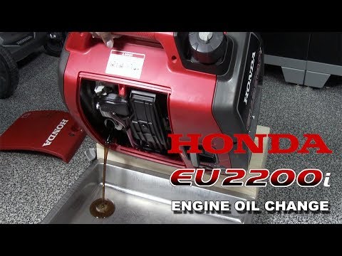 Honda EU2200i Generator Oil Change Procedure