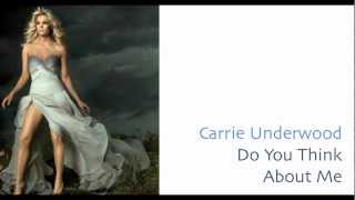 NEW Do You Think About Me - Carrie Underwood (lyrics on screen) HD