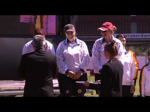 Compound Women Team Award Ceremony | Amsterdam 2012 European Championships