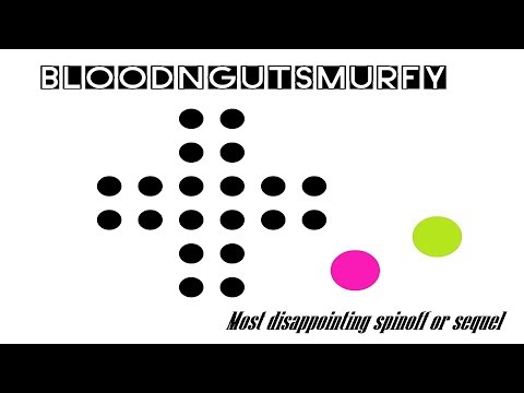 Most disappointing sequel or spinoff