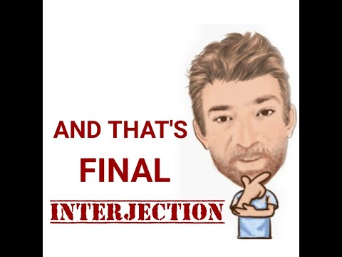 (And) That's Final - Interjections (324) English Tutor Nick P
