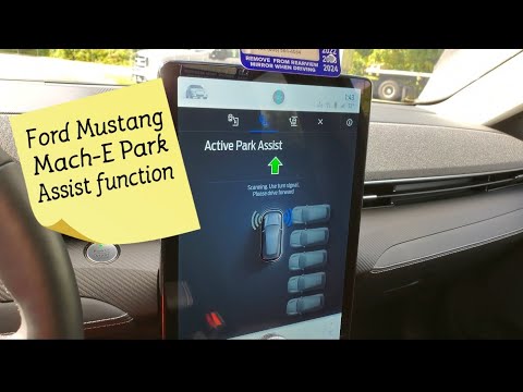 Ford Mustang Mach-E Park Assist function