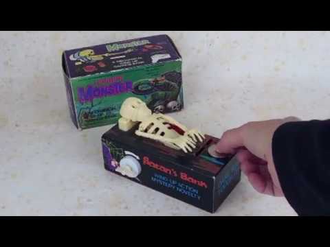 Skeleton Coffin Coin Bank