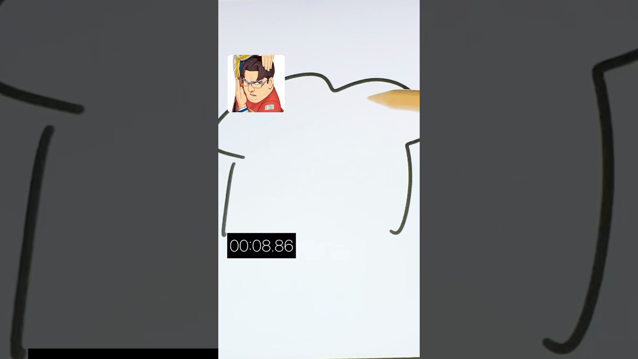 10秒で「坂田金太」を描いてみせます✍🏻 #ダンダダン #dandadan #fyp