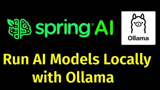 Spring AI with Ollama | Run LLMs locally and connect from Java |Spring AI tutorial | Ollama tutorial