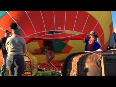 Joe's Hot Air Balloon Launch at the Albuquerque International Balloon Fiesta