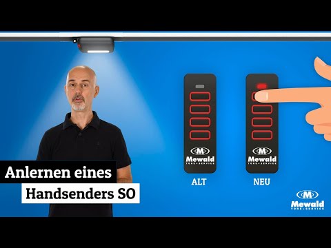 Garagentor Funk Handsender SO selbst programmieren