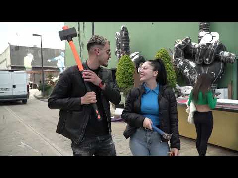 Gisela do ti gjuaj me çekiç Artjonit - Për’puthen prapaskena