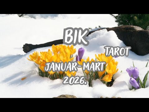 BIK ♉ Dugo se vraćate na isto, ali Nova Ljubav kuca na vrata ❤️JANUAR- MART 2026. TAROT 