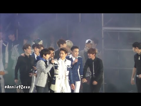 141018 42 ending 엔딩 Hope 빛 EXO Baekhyun Chen Chanyeol D.O. Kyuhyun Key @ SMTOWN in Shanghai 에스엠타운 上海