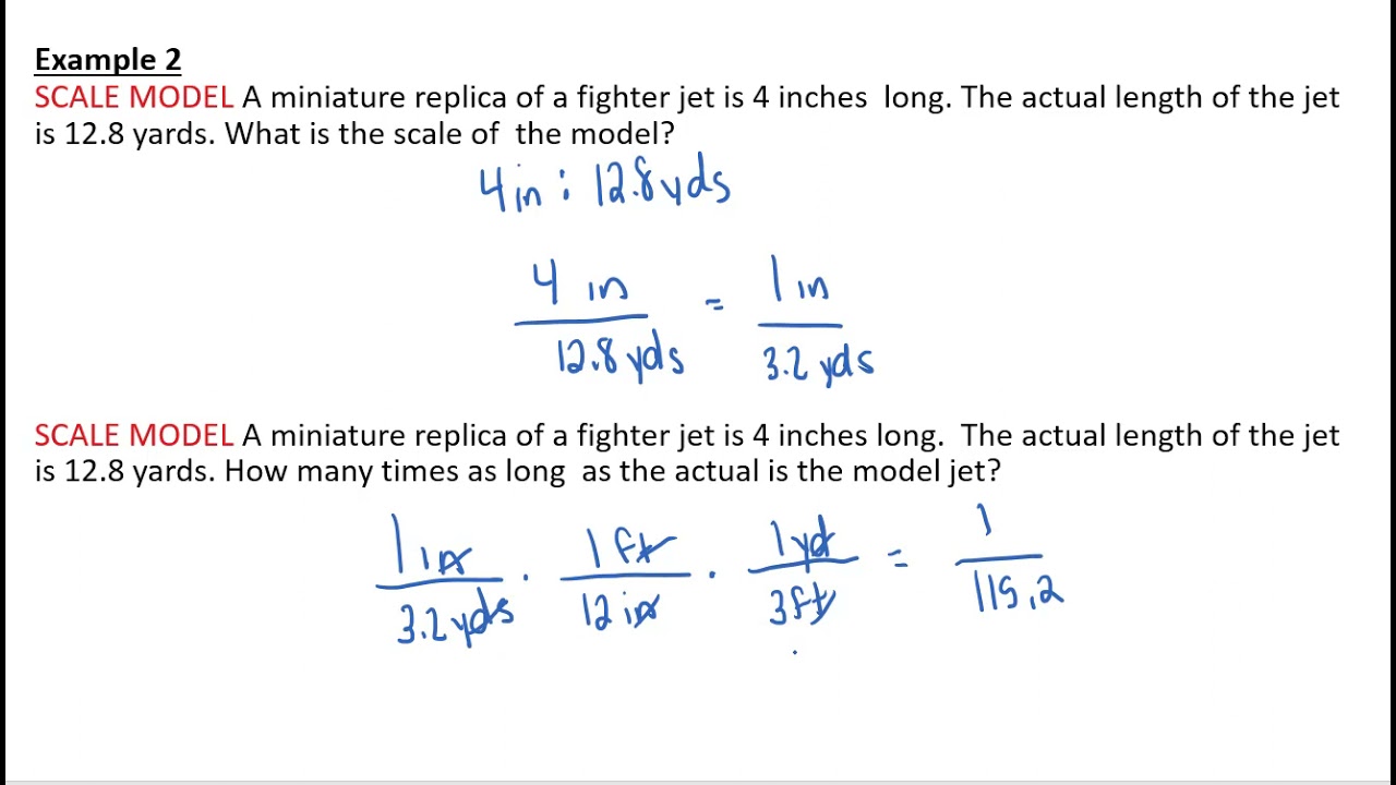 7.7 - Scale Drawings and Models
