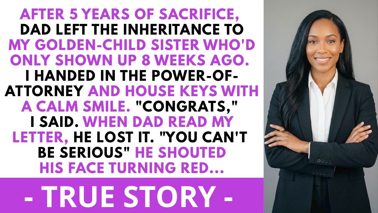 After Caring for Dad for 3 Years, I Got Nothing. My Sister Got the Inheritance. I...