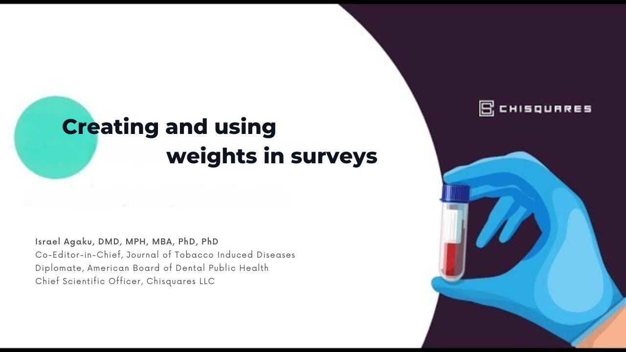 Creating and Using Weights in Surveys