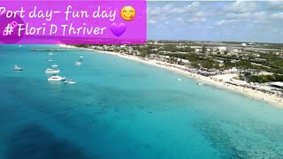 CARNIVAL SUNSHINE DOCKED NEXT TO HOLLAND AMERICA CRUISE SHIP🛳 🛳  IN GRAND TURK