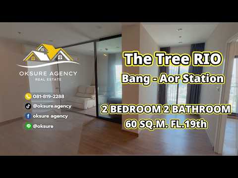 The Tree Rio Bang-Aor Station, Bangkok, 315 Charan Sanitwong Rd, Bang O, Bang Phlat, Bangkok, 2 Bedrooms, 60 sqm, Condo For Rent, by NATTAPHONG Yodmanotham (K. Book), 500550017 - DDproperty.com
