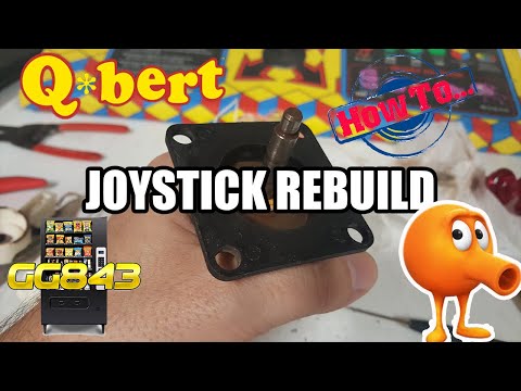 How to rebuild a Qbert Arcade Game Joystick - Step by Step instructions