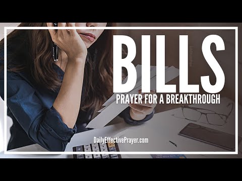 Prayer For Bills | Prayer For Your Bills To Be Paid Video