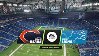 Bears vs Lions Week 11 Simulation (Madden 24 Rosters)