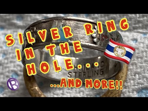 WOW!! Another SILVER ring found - AT Max Detecting UK #164