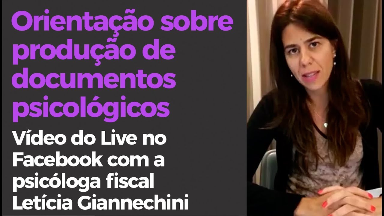 Orientação • Produção de documentos psicológicos