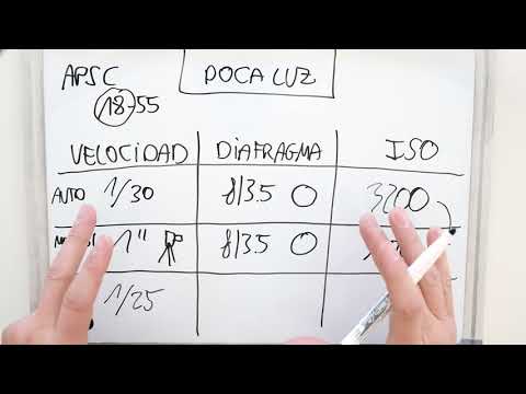 Cómo hacer buenas FOTOS con POCA LUZ