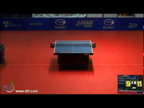 2013 Polish Open MS R1 CHUANG Chih Yuan TPE vs MA Te CHN