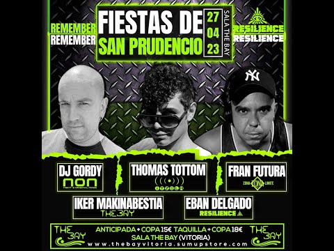 Fran Futura (Ex Zona Limite) Fiesta Resilience en Sala The Bay (Vitoria)