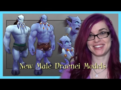 New World of Warcraft Male Draenei Models
