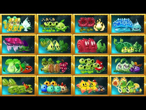 PVZ 2 Random 16 Team 2 Plants and 1 MINT x BOMB - Which Team Will WIn? - Pvz 2 Plant vs Plant