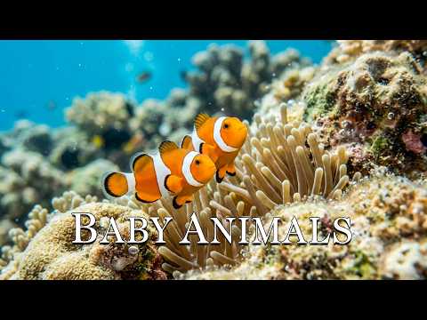 Music heals the heart and blood vessels Cute Wild Animals With Relaxing Music (Colorfully Dynamic)