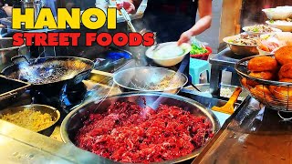 Vietnam Street Food Tour at OLD QUARTER Hanoi | The Best Vietnamese Food Market in Hanoi 🍜🥢