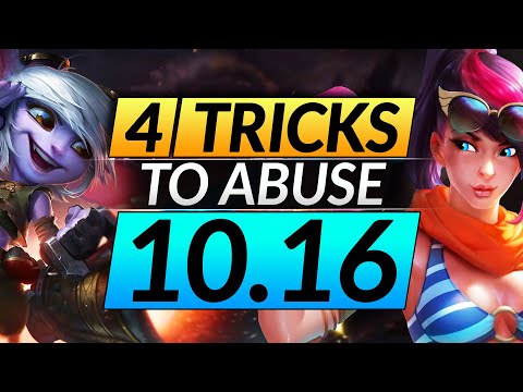 4 BROKEN Tricks to ABUSE in Patch 10.16: Pro Tips to Win More | League of Legends Guide