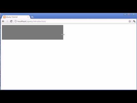 jQuery Tutorial 1 Introduction to jQuery