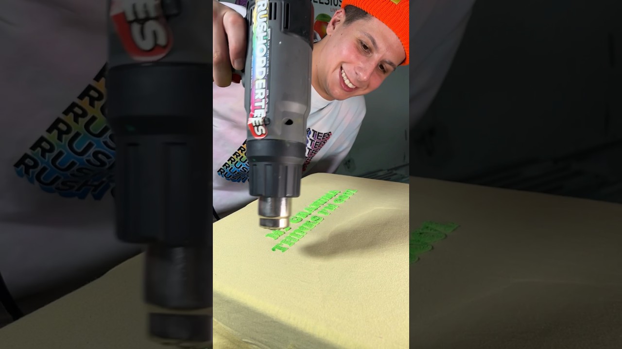 How-To Make PUFF Ink: Exposing our Screenprinting Secrets! ✨ #shortstiktok #art