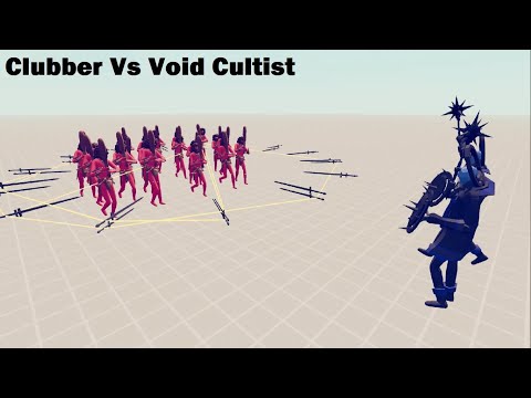 TABS (80v4) Clubber Vs Void Cultist TOTALLY ACCURATE BATTLE SIMULATOR