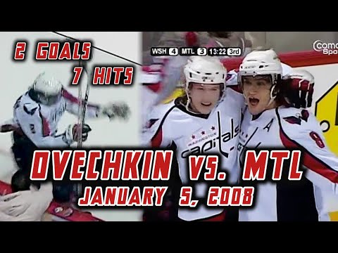 Ovechkin Tears Up The Bell Centre (1/5/2008)