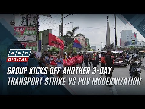 Group kicks off another 3-day transport strike vs PUV modernization