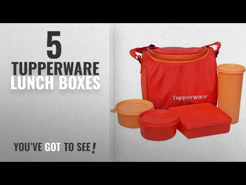 Best Tupperware Lunch Boxes [2018]: TP-860-T187 Tupperware Premier Lunch (Including Bag) With Two