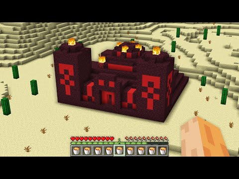 Diamond Craft - Minecraft Animations - I found this NETHER TEMPLE in My Minecraft World !!! New Generation Village Challenge !!!