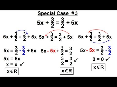 Algebra Ch 1 Linear Equation 1 of 21 What is a Linear Equation