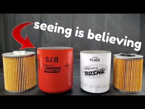 Amsoil oil filter destroyed Baldwin oil  filter?