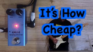 Video thumbnail for Kmise Analog Chorus Demo (No Talking) by Chuck's Guitar Geekery