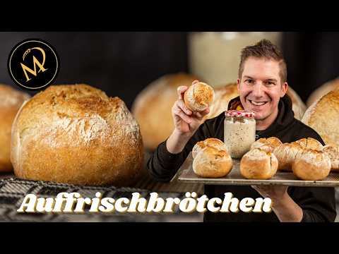 Knusprige Auffrischbrötchen – Das perfekte Rezept zur Verwertung von Sauerteigresten