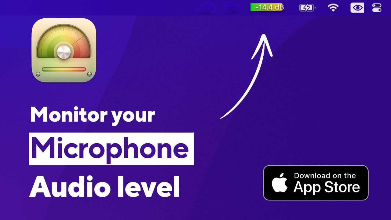 Mic Audio Level video preview