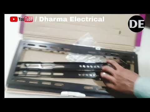 Led TV Stand Fitting | led tv instalation in wall | Led Tv mounting | Dharma Electrical
