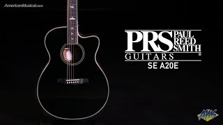 Video thumbnail for PRS SE A20E - Delivering comfort and playability - AmericanMusical.com by American Musical Supply