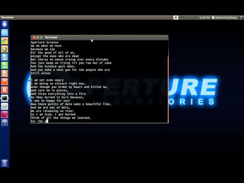 Still Alive on a Linux Terminal!