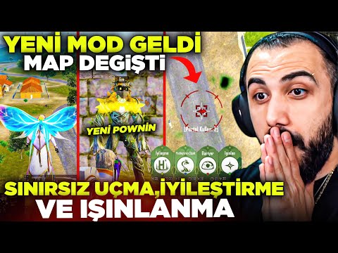 YENİ MOD GELDİ! 😱 HER YERE IŞINLANMA, GROOT YARDIMCI VE YENİ BİNEK EFSANE! | PUBG MOBILE